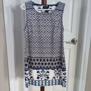 Papillon Geometric and Floral Mini Dress